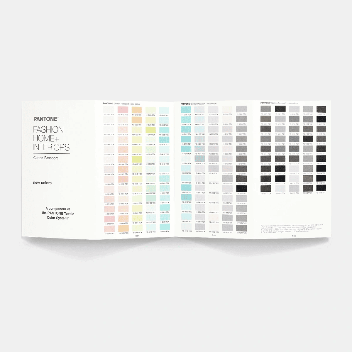 Bảng màu TPG bổ sung 175 màu mới Fashion, Home Color Guide FHIC210C